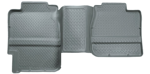 Husky Liners 88-00 GM Full Size Truck 3DR/Ext. Cab Classic Style 2nd Row Gray Floor Liners - 61102