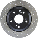 StopTech 00-09 S2000 Slotted & Drilled Left Rear Rotor - 127.40050L