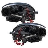 Oracle 0811 Mercedes Benz CClass PreAssembled Headlights Chrome Housing ColorSHIFT - 7115-330