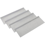 Westin/Brute 9in x 15in tray w/ 4 Silver Aluminum Dividers - Yellow - 80-TR11