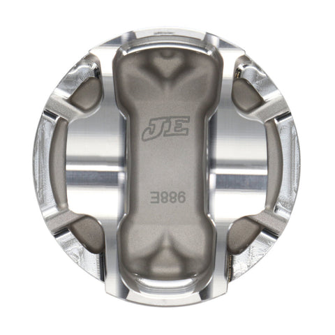 JE Pistons Ford 2.3L EcoBoost 88.5mm Bore -8.2cc +1.00 Oversize Dish Piston Kit (Set of 4 Pistons) - 337926