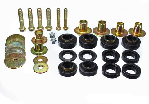 Energy Suspension Firebird Body Mount Set - Black - 3.4144G