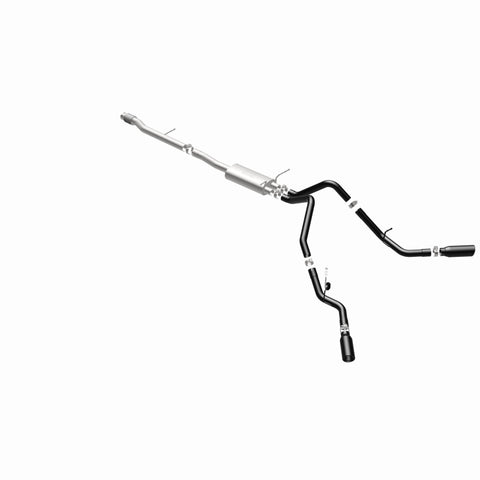 MagnaFlow SYS Cat-Back 3.5in Black Dual Split Rear Tips 14-15 Chevy Silverado/GMC Sierra 4.3L-5.3L - 15360