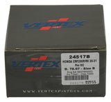 Vertex Piston 20-21 Honda CRF 250 R 250cc Forged High Compression Piston Kit - 24517B