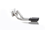 Gibson 11-18 Ram 1500 Big Horn 5.7L 2.25in Cat-Back Dual Sport Exhaust - Black Elite - 66564B