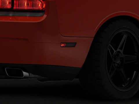 Raxiom 08-14 Dodge Challenger Axial Series Side Marker Lamps- Smoked - CH17670