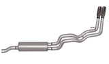 Gibson 11-18 Ram 1500 Big Horn 5.7L 2.25in Cat-Back Dual Sport Exhaust - Stainless - 66564