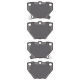 DFC 00-08 Toyota Matrix Rear 4000 Hybridynamic Brake Pads - 4000-0823-00