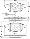 StopTech Street Touring Brake Pads - 308.08400