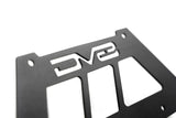 DV8 Offroad Fairlead Mounted Flip-Up License Plate Bracket - LPBM-02