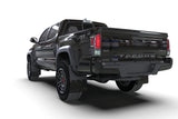 Rally Armor 16-23 Toyota Tacoma Gen 3 Black Mud Flap w/Metallic Black Logo - MF94-BLK-MBK