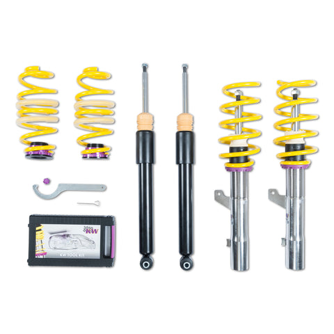 KW Coilover Kit V1 Volkswagen Golf VII R w/o DCC - 102800CB