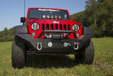 Rugged Ridge Spartan Front Bumper HCE W/Overrider 07-18 Jeep Wrangler JK - 11548.01
