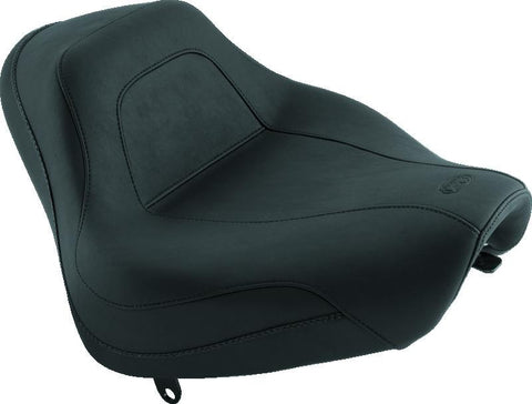 Mustang 00-07 Harley Softail Deuce Sport Touring Solo Seat - Black - 75203