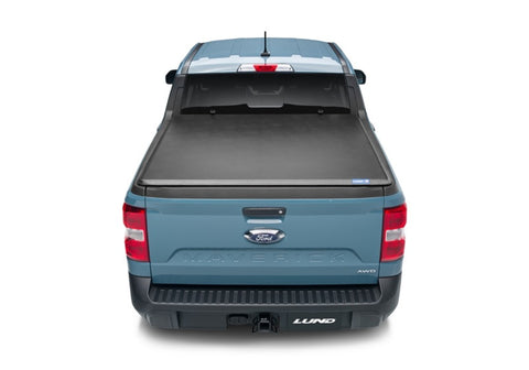 Lund 22-23 Ford Maverick (4.5ft Bed) Hard Fold Tonneau Cover - Black - 969380