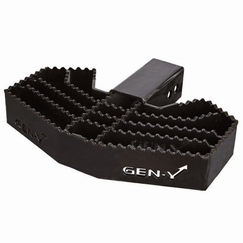 Gen-Y 2.5in Shank 3/4in Pin Holes Only Compatible w/32K Mega-Duty 500lb Capacity Serrated Hitch Step - GH-0160