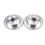 Power Stop 95-01 Ford Explorer Rear Evolution Drilled & Slotted Rotors - Pair - AR8552XPR