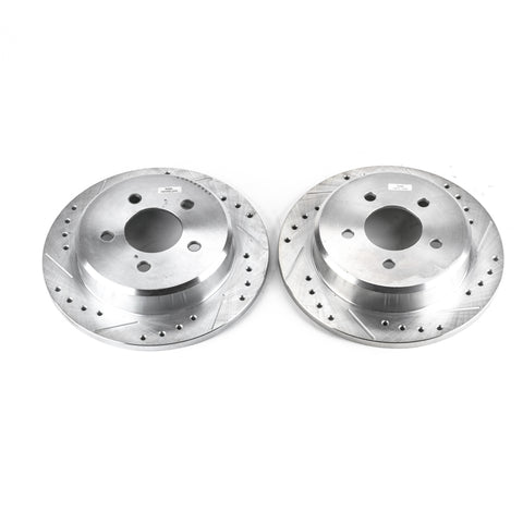 Power Stop 95-01 Ford Explorer Rear Evolution Drilled & Slotted Rotors - Pair - AR8552XPR
