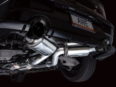 AWE Tuning 2023 Nissan Z RZ34 RWD Touring Edition Cat-Back Exhaust System w/ Diamond Black Tips - 3015-33400