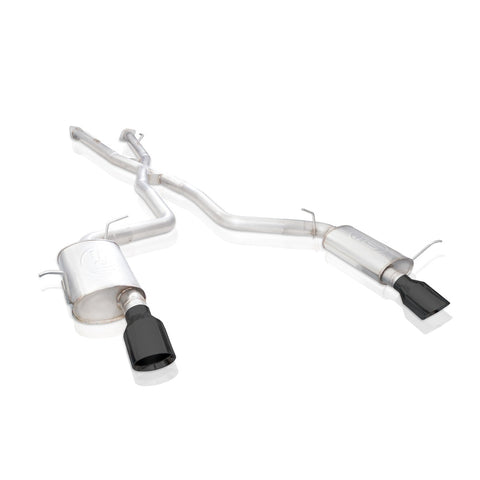 Stainless Works 18-19 Dodge Durango 6.4L Redline Catback Exhaust w/ Black Tips - DUR18CBR-B