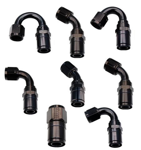 Fragola -6AN Race-Rite Crimp-On Hose End 45 Degree - 2604506