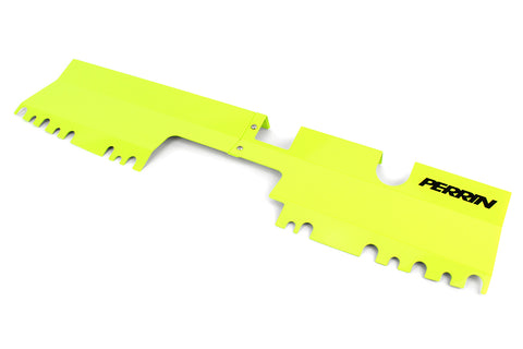 PERRIN 15-21 Subaru WRX/STI Radiator Shroud (With/Without OEM Intake Scoop) - Neon Yellow - PSP-ENG-512NY
