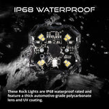 Diode Dynamics Stage Series SXS Rock Light Installer Kit - White Diffused M8 (8-pack) - DD7752