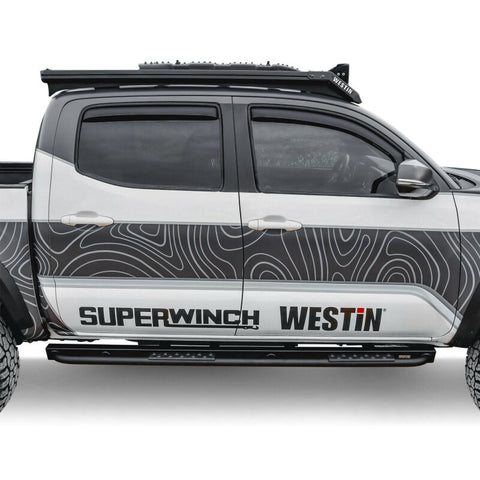 Westin 05-23 Toyota Tacoma Rock Slider - Textured Black - 42-14205
