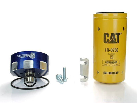 Sinister Diesel 01-15 Chevy Duramax CAT Filter Adapter - SD-CAT-DMAX