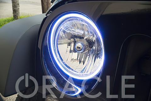 Oracle 7in Round Exterior Waterproof LED Halo Kit - ColorSHIFT w/ 2.0 Controller - 3981-333