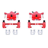 Power Stop 08-09 Buick Allure Rear Red Calipers w/Brackets - Pair - S4644