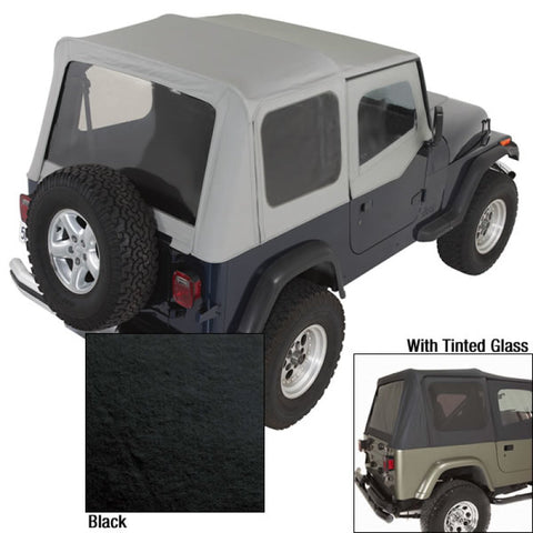 Rugged Ridge S-Top Door Skins Black Tinted Windows 88-95 Jeep Wrangler YJ - 13702.15