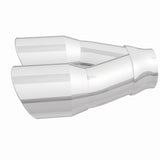 MagnaFlow Double Wall 3in Dual Round Polished Tip 2.25in Inlet - 35226