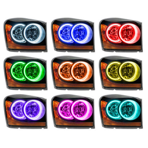 Oracle 04-06 Dodge Durango SMD HL - Black - ColorSHIFT w/o Controller - 7107-334