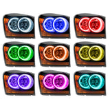 Oracle 04-06 Dodge Durango SMD HL - Black - ColorSHIFT - 7107-330