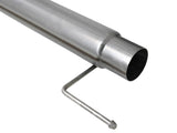 aFe 2021 Ford F-150 V6-3.0L (td) Large Bore 409 SS DPF-Back Exhaust System w/ Polished Tip - 49-43143-P