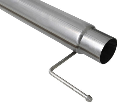 aFe 2021 Ford F-150 V6-3.0L (td) Large Bore 409 SS DPF-Back Exhaust System w/ Polished Tip - 49-43143-P