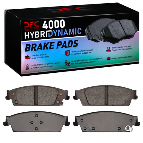 DFC 07-20 GMC Yukon XL 1500 Rear 4000 Hybridynamic Brake Pads - 4000-1194-10