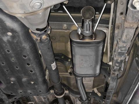 aFe ROCK BASHER 2.5in 409 SS Cat-Back Exhaust - 16-20 Toyota Tacoma L4-2.7L / V6-3.5L - 49-46046