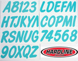 Hardline Boat Lettering Registration Kit 3 in. - 400 Mint Solid - MNT400EC