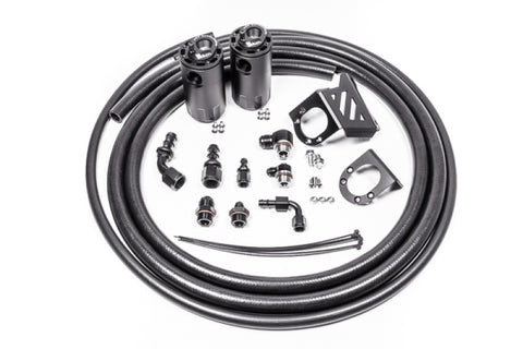 Radium Engineering 2016+ Toyota Tacoma Dual Catch Can Kit - Fluid Lock - 20-0840-FL