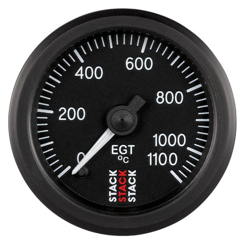 Autometer Stack 52mm 0-1100 Deg C Pro Stepper Motor Exhaust Gas Temp Gauge - Black - ST3313