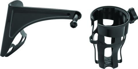 Kuryakyn Reflex Drink Holder-Passenger Mount Black - 6489