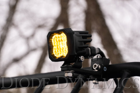 Diode Dynamics Stage Series C1 LED Pod Pro - Yellow Wide Standard ABL (Pair) - DD6458P