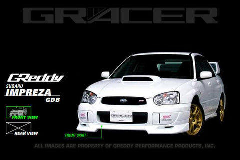 GReddy 04+ WRX &amp; STi Front Lip Spoiler - 17060023