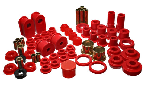 Energy Suspension 91-94 Ford Explorer 4WD Red Hyper-flex Master Bushing Set - 4.18102R