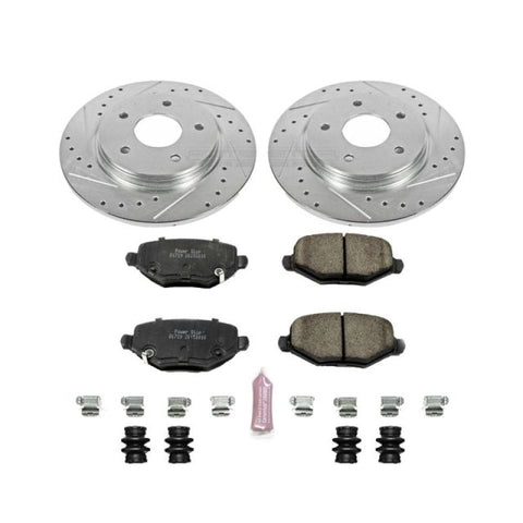 Power Stop 12-16 Chrysler Town & Country Rear Z23 Evolution Sport Brake Kit - K6544