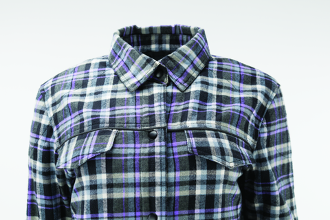 River Road Cameo Flannel Moto Shirt Womens - Small - 094527