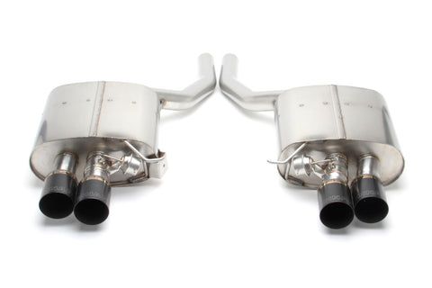 Dinan 11-16 BMW 550i (F10) Free Flow Axleback Exhaust System - Black Tips - D660-0036-BLK