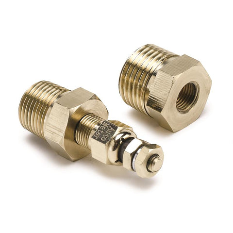Autometer Replacement Senders for Short Sweep Electric Temperature Gauge Sender (250/300/340 Deg) - 2258
